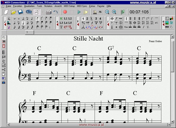 MIDI-Connections Pro Score Version 6