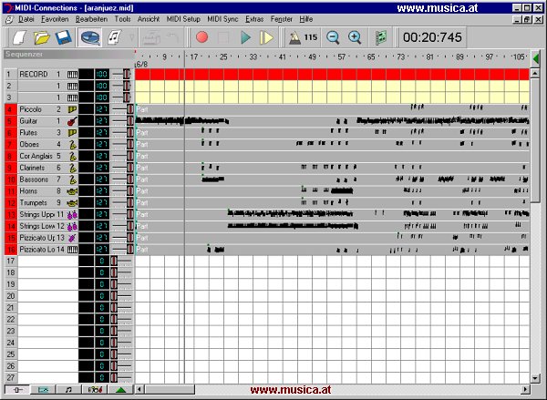 MIDI-Connections Pro Score Version 6