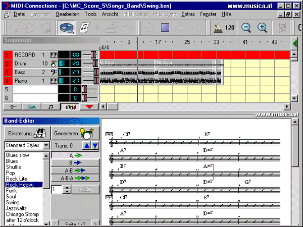 MIDI-Connections Pro Score Version 6